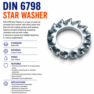 DIN 6798 STAR WASHER
