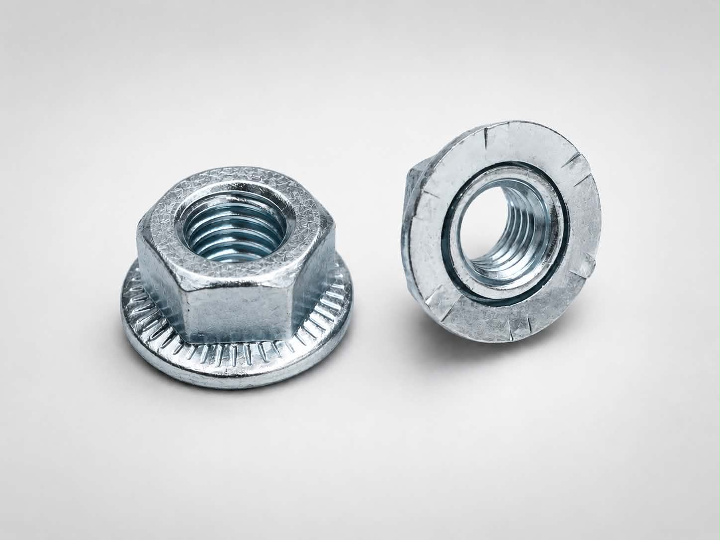 COMBO NUT (HEX NUT WITH PICOT WASHER)